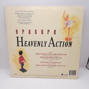 Erasure Heavenly Action Vinyl Record 1985